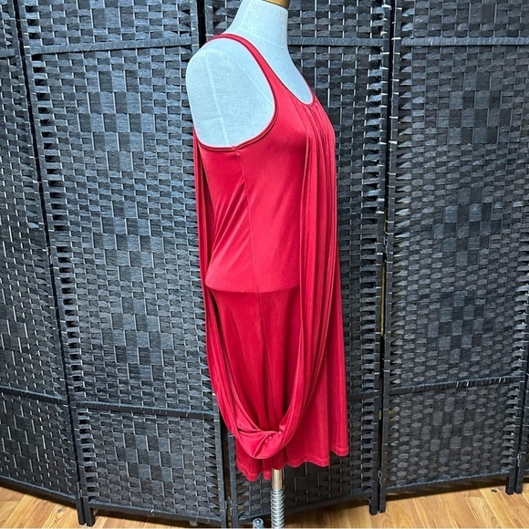 Jean Paul Gautier for Target collab red draping dress size small - Picture 7 of 9